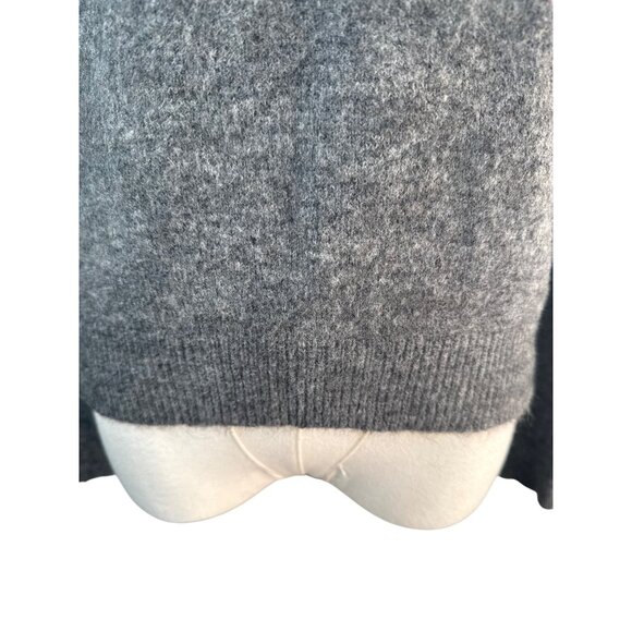 ZARA Small Gray Wool Blend Crewneck Sweater - Picture 8 of 14